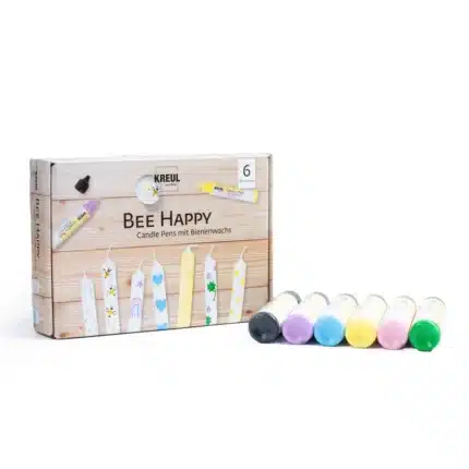 KREUL Bee Happy sveču dekorēšanas marķieru komplekts, 6×29 ml